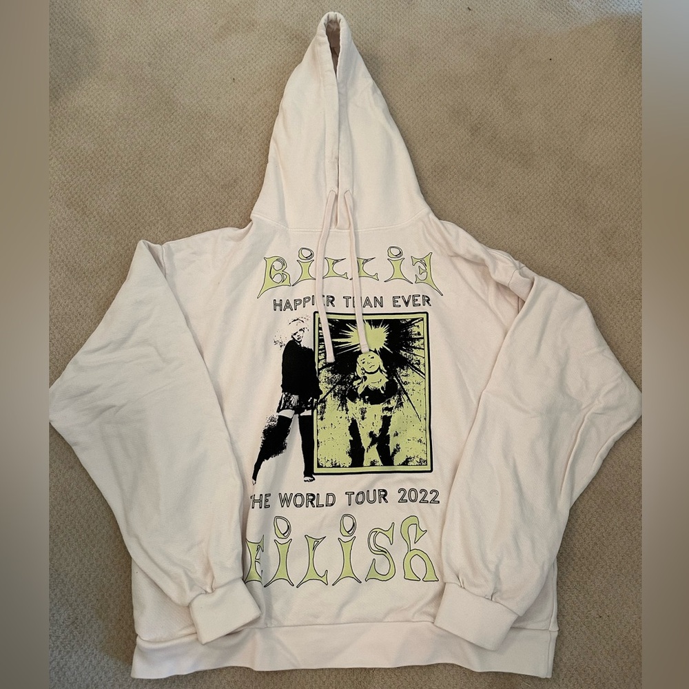 Billie Eilish Happier Than Ever 2022 Tour Sweatshirt